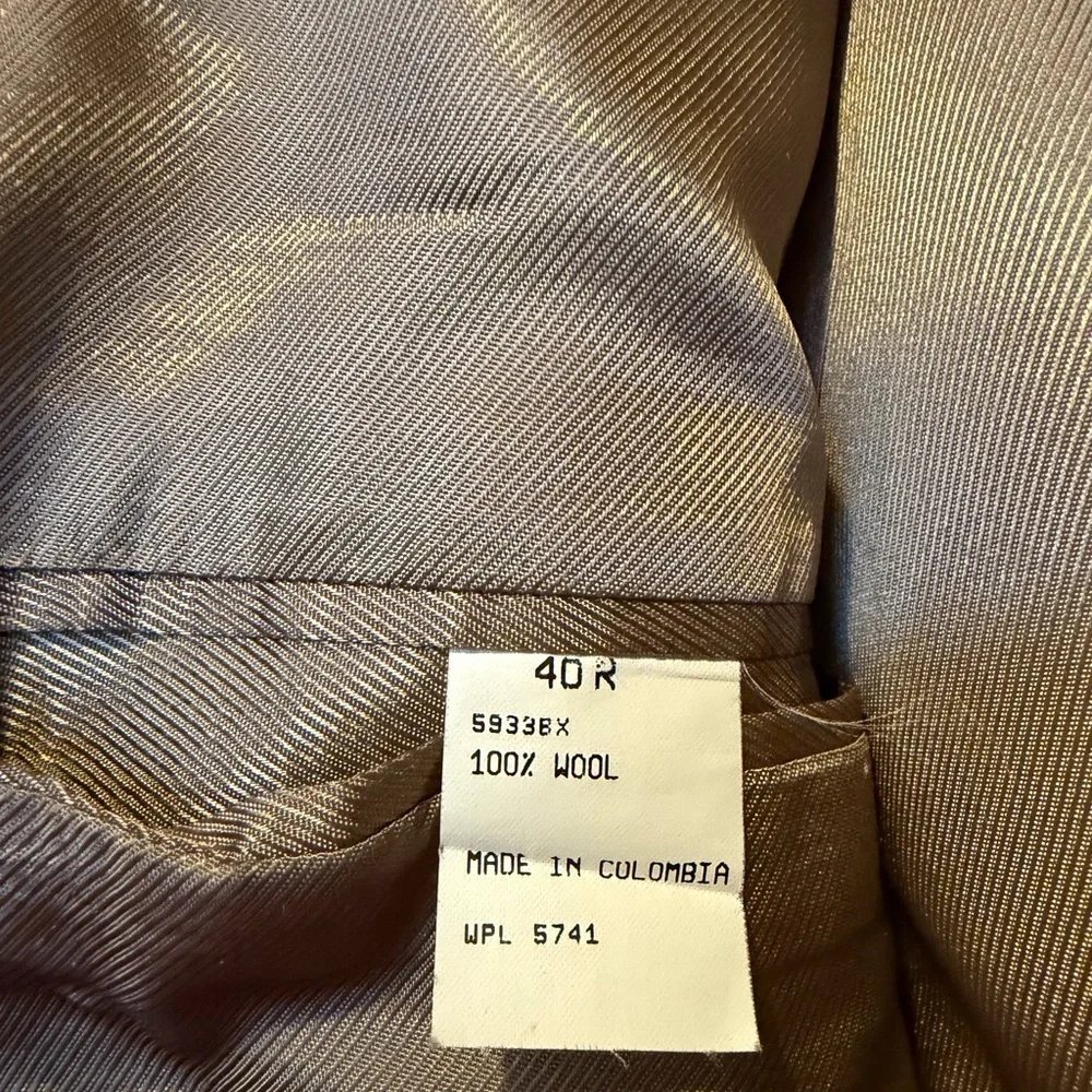 Oscar de la Renta Brown Checkered Blazer